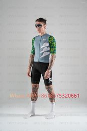 Racing Sets SLOPLINE SLP Pro Bicycle Team Short Sleeve Men's Cycling Jersey Summer Breathable Clothing Suit