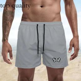 Mens Fashion Shorts Beach Pants Leather Shorts Skull Rabbit Animal Print Psyyyy Bunny Surf Shorts Quick Dry European And American Style 538