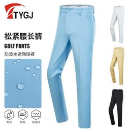 Men's Pants TTYGJ mens spring pants waterproof fabric breathable ultra-thin elastic quick drying pants sports pants thin section Y240506