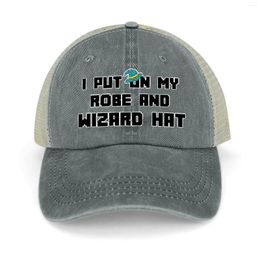 Berets I Put On My Robe And Wizard Hat Cowboy In Rave Golf Brand Man Cap Male Women's