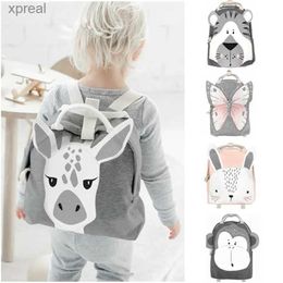 Rucksäcke 3-8 Jahre Baby Plüsch Rucksack 2021 Kinder Cartoon Animal Childrens Schoolbag Snacks Spielzeug Aufbewahrung Jungen Mädchen Zimmer Dekoration Taschen WX