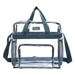 Storage Bags Waterproof Travel Wash Bag Transparent Zipper Toiletry Cosmetic Make Up Handbags Messenger Tote Women Handbag Crossbody