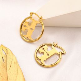 Earrings Spring New Simple Fashion Earrin Silver Plated Luxury Charm Clip Earrin Classic Designer Brand Jewellery Correct Logo High Quality Birthday Party Women