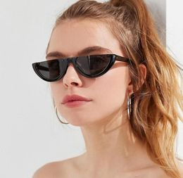 Sunglasses Personalised Trend Halfframe Fashion Punk Glasses Retro Men And Women8683907