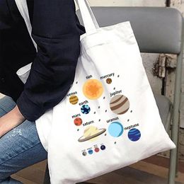 Shopping Bags Life Canvas Tote Bag Kpop Style Reusable Printing Women Eco Shoulder Book Gift Aesthetic Handbag Shopper Unisex