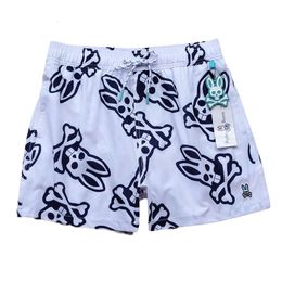 High Quality Skull Rabbit Cross-Border Elastic Quick Drying Belt With Lining Printed Beach Pants And Swimming Pants For Men In Stock Who 180