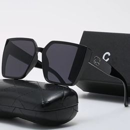 mens women designer sunglasses luxury Channel glasses Fashion eyewear Diamond Square Sunshade Crystal Shape Sun Full Package Glasses lu 226z