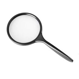 3X Hand Held Glass Magnifier 100mm Magnifying For Child Students Seniors Inspecting Reading Book High Definition Loupe
