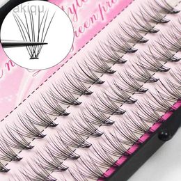 False Eyelashes Anlinnet 60 bundles/box 10D fake eyelashes single cluster independent eyelash extension graffiti Russian personal makeup eyelashes d240508