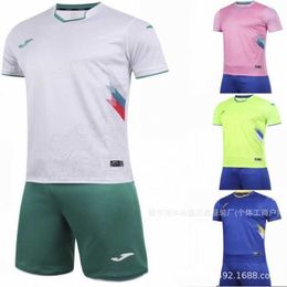 Joma Homer Short sleeved Football Suit Set Adult Short sleeved Training Suit Printed Team uniform Football jersey