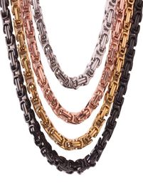 8mm 60cm Jewel Stainless steel designer Necklace Men Necklaces women necklace 18k gold Titanium Chains Necklace man luxury chains 2290196