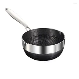 Pans Uncoated 316L Stainless Steel Baby Food Pan Ideal For Frying Cooking And Boiling On Induction Cooker Gas Stove