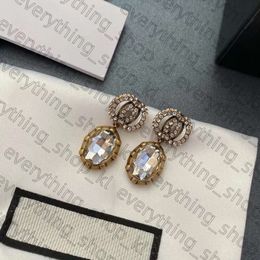 Fashion Top Designer Jewelry Cucci Earring For Jewelry Woman Stud Cucci Cap Earring Pearl Jewelry Gold Letters Tiffanyjewelry Earring Diomond Box Wedding 351