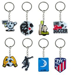 Keychains Lanyards Football 56 Keychain Key Pendant Accessories For Bags Backpack Boys Keyring Suitable Schoolbag Ring Girls Tags Good Otoit