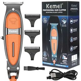 Electric Shavers Kemei 1946 Home Powerful Barber Shop Hair Trimmer For Men Electric Beard Trimmer Rechargeable Clipper Hair Cutting Machine T240507