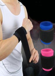 1 Pair Adjustable Elastic Wrist Support Bracer Protect Wrapping Strap Reliable Weight Lifting Cuff Wrist Guard Wrist guard Bandage1564047