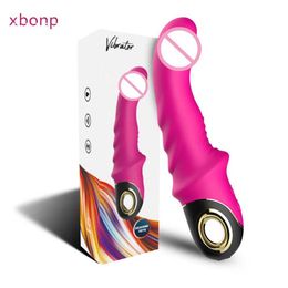 Other Health Beauty Items Powerful Silicone G Spot Vibrator for Women Nipple Clitoris Stimulator Quick Orgasm Dildo Massager Female Adults Goods s Y240503