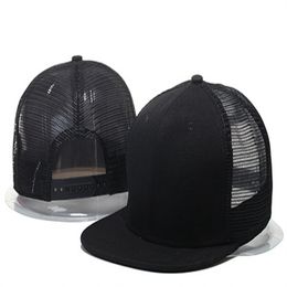 Fashion Blank mesh camo Snapback Hats women Bone gorras Men Hip Hop Cap Sport Baseball Caps