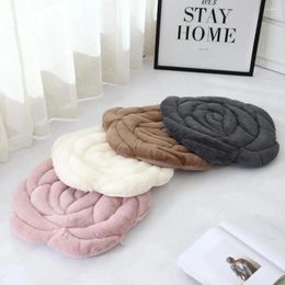 Pillow Chair Seat Elastic Super Soft Round Rose Shape Plush Floor Household Supplies