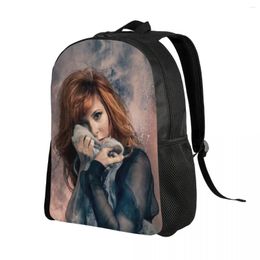 Backpack Mylene Farmer Backpacks For Women Men College School Students Bookbag Fits 15 Inch Laptop Bags