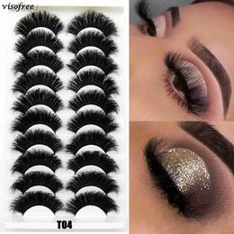 False Eyelashes Visoflee eyelashes 3D mink eyelashes fluffy curly mink false eyelashes dramatic eyelashes cruel no Wispy eyelash makeup Cilios d240508