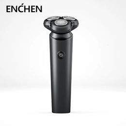 ENCHEN Victor Blackstone 7 Electrical Rotary Shaver For Men Magnetic Cutter Blade Portable Beard Trimmer TypeC Rechargeable 240423