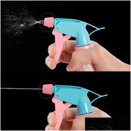 Sprayers Plastic Spray Head Bottles Sprayer Hand Button Manual Flower Water Can Plant Watering Tools Household Garden Drop Delivery Ho Otkae