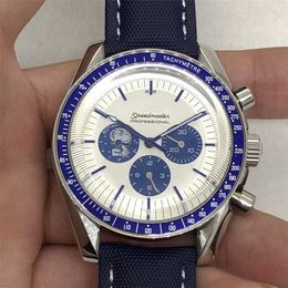 Designer Watch reloj watches AAA Mechanical Watch Oujia Super Six Needle Blue Needle White Face Fully Automatic Mechanical Watch CL00 Machine CVEH L7EP