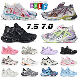 Runner 7 7.5 3 Designer Shoes Woman Track Runners Multicolor Pink Orang Grey Blue Red Black Fluo Green Purple Beige Sneakers Trainers Womens Mens Shoes