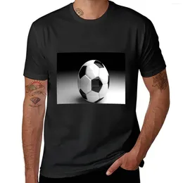 Men's Polos Soccer Ball Render T-shirt Tees Graphics Boys Animal Print Mens White T Shirts