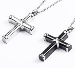 Mens Women Charm Stainless Steel Necklace Black Small Pendant Fashion Jewellery Design Chain Punk Trendy Necklaces For Men Perfume Bottle4970462