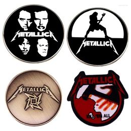 Brooches Rock Band Enamel Pins Funny Music Lapel For Cartoon Accessories Backpacks Badges Jewellery Gifts