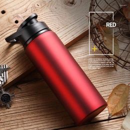 Water Bottles Portable Stainless Steel Bottle Bicycle Riding Drinking Outdoor Sport Travel Mug Metal