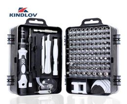 KINDLOV 112 in 1 Screwdriver Set of Screw Driver Bit Set Multifunction Precision Mobile Phone Repair Device Hand Tools Torx Hex Y2209771