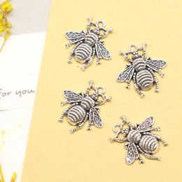 Charms 20pcs 20x21mm Spiders Pendants Diy Craft Jewelri Make Antique Silver Color