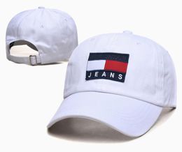 Luxury Designer Jeans Brand Face Four Season Versatile American Baseball Hat Men's and Women's All Cotton Duck Tongue cap White Hat Fashion Brand Graffiti caps a7