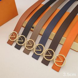 Designer Business Belt for Men Fashion Women's Daily Letter Belts Casual Accessories Width 3.5 CM 6 Colors