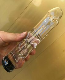 The latest adult products water heating glass penis health safety anal plug women039s large masturbation device5829810