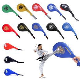 Boxing Training Pads Durable Taekwondo Foot Target Children Martial Arts Muay Thai Boxing Accessories Foot Kickboxing y240428