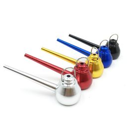 Aluminum alloy creative teapot cigarette portable mini metal cigarette accessories with a length of 80mm and a diameter of 18mm