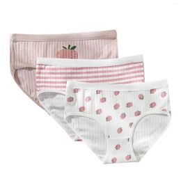 Women's Panties Fashion Casual Sexy Low Waist Underwear Colour Striped Briefs Women Cotton Bikini