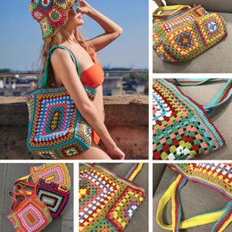 Retroes Designer Beach Bag Tote Bags Straw Woven Bag Knitting Mesh Mens Womens Straw Bag Black Apricot Bag Vacation Bag Large Capacity Shopping Cases