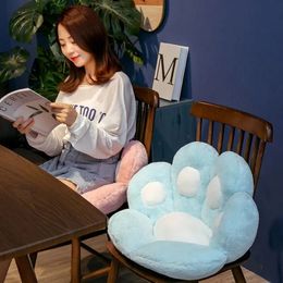 Cat Paw Back Soft Pillows Plush Chair Cushion Sofa Indoor Floor Home Chair Decor Animal Plush Throw Pillow Back Rest Pillow 240508