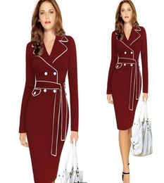 Dresses for womens Europe and the United States elegant ladies dress suit pencil long dress Plush size SXXXL bodycon dress for w2272828