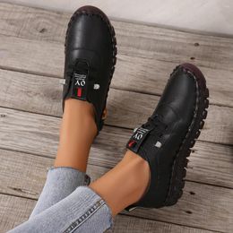 Casual Shoes Handmade Beef Tendon Soft Bottom Mom Women's 2024 Spring And Summer Independent Stand Flat Pumps