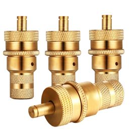 4pcs Universal Offroad Brass Tire Deflators Kit Automatic 6-30psi Tyre Tire Pressure Relief Deflators Bleeder Set 210727 309S