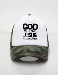 Fashion hats God is Love Jesus Evolution Real Men Pray Print Baseball caps Men and women Summer Trend Cap New sun hat1028020