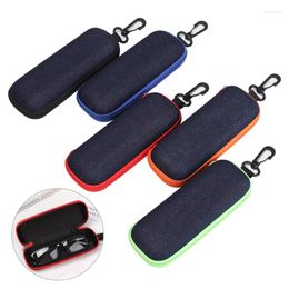 Storage Bags 2024 1pcs Portable Glasses Case Cover Sunglasses Hard Women Men With Lanyard Zipper Protector