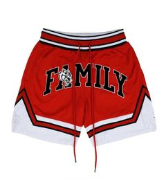 Men's Shorts 2022 Family Red Summer Gym Sports Mens Basketball Game Shorts Training Running Casual Quick-Drying Five-Point Pants T240507