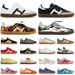 wales bonner shoes leopard print designer shoes for men women spezials sambae silver metallic sporty and rich outdoor shoes running shoe trainers sneakers